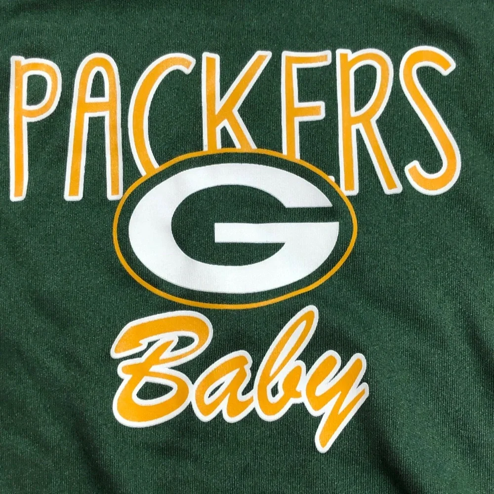 NFL Green Packers Baby Bodysuit with Yellow Logo